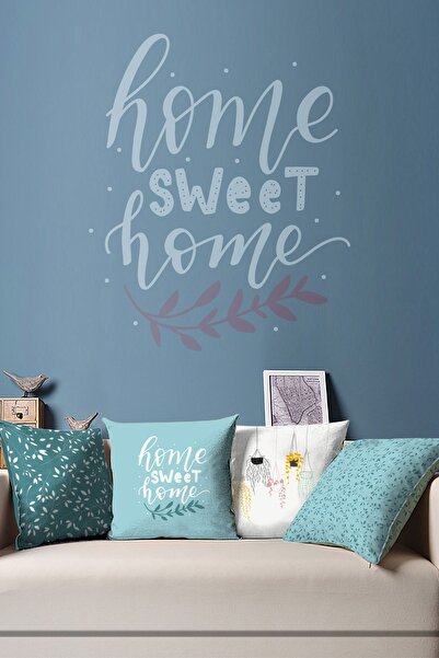 Moud's Двосторонній принт, синій, серія Sweet Home, 4-комплектний комплект чо...