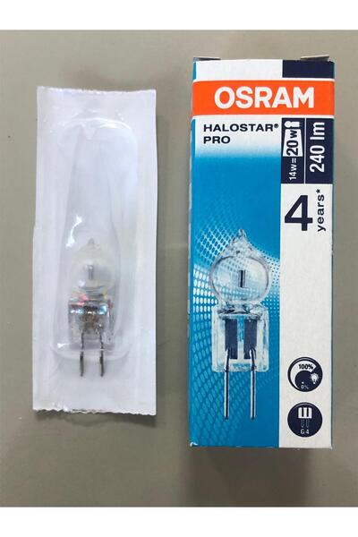 Osram 2 ADET OSRAM 64423  HALOJEN LAMBA  12V 14W=20W =240 LÜMEN  4000 SAAT