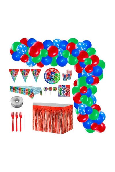 PJMASKS Birthday Party Set Maxi for 16 People