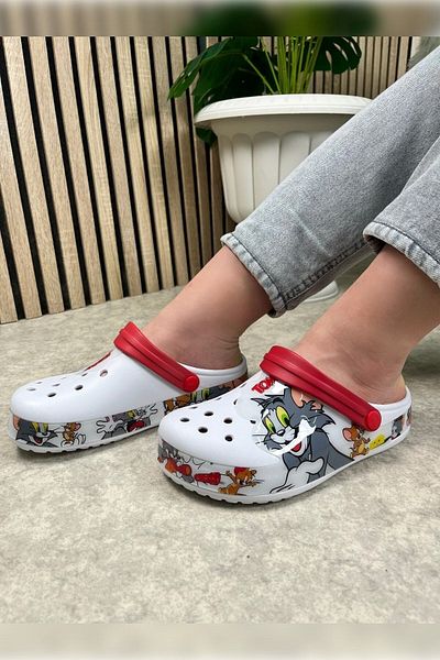 Nstil Papuci casual cu model Tom și Jerry - pentru asistentă și doctor bucătar, Crf-8246