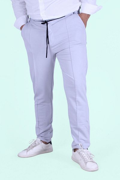 YA KO KİDS Men's Striped Trousers - Lace Detailed