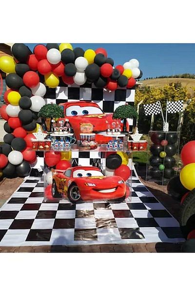 CAVAŞ sun hat Cars Themed Balloon Chain
