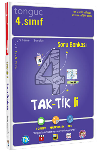 Tonguç Yayınları 4. Sınıf Taktikli Soru Bankası / Kolektif / Tonguç Akademi /...