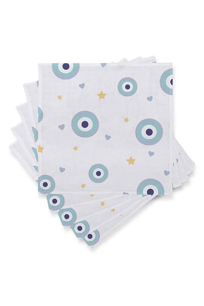 DEUX LAPINS 100% Cotton Muslin Baby Mouth Diaper Pack – Le Nazar 5' Pack