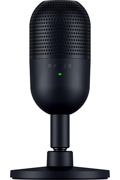 RAZER Seiren V3 Mini Ultra Kompakt USB Mikrofon Dokunarak Sessize Alma Özellikli - Siyah