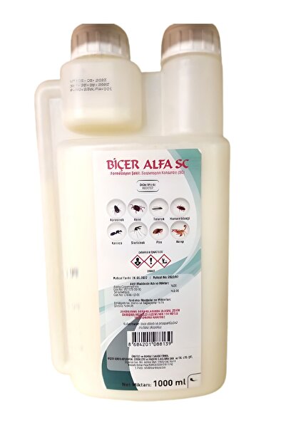 Esento Biçer Alfa Sc Tahtakurusu İlacı Bit Pire Kene İlacı Hamamböceği İlacı ...