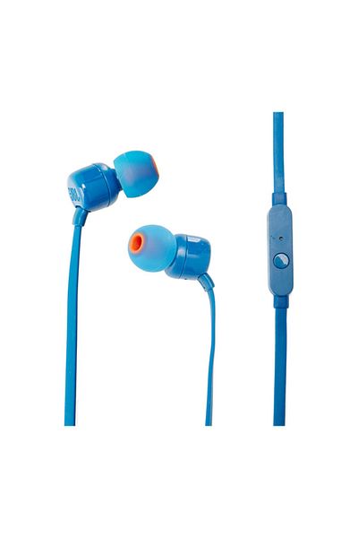 JBL سماعات أذن سلكية TUNE 110 - أزرق