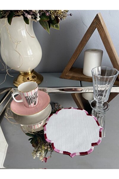 LİNDA MİA منديل كوكتيل مفرد وردي