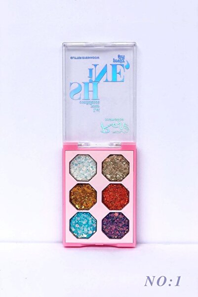 Roesıa Rose Cosmetics New Glitter 6'lı Far Paleti