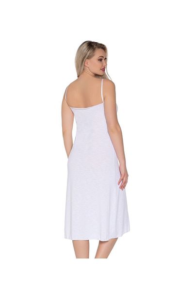 EC ERSOY COLLECTION SINCE 1964 Țesătură din bumbac pieptănat, respirabil, lycra, cămașă de noapte lungă confortabilă