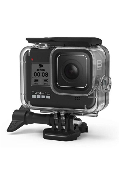 Genel Markalar Gopro Hero 8 Black Uyumlu Housing Su Geçirmez Kılıf Muhafaza G...