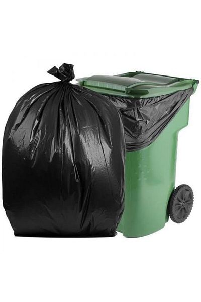 Nisan endüstri tekstil kimya Black Jumbo Trash Bag - 80X110 with 10 Rolls and 100 Pieces