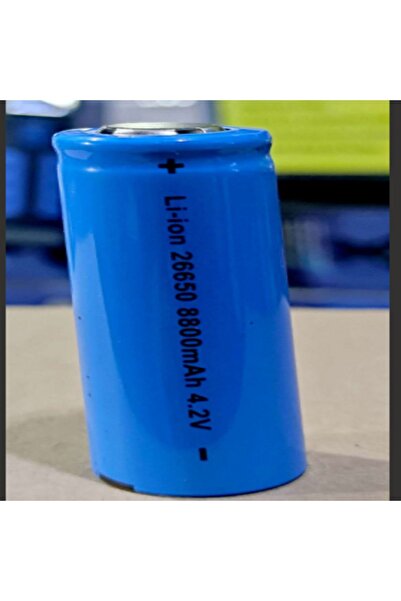 Watton 26650 4.2v 8800 mAh Lithium Li-ion Şarjlı Pil 26x65mm