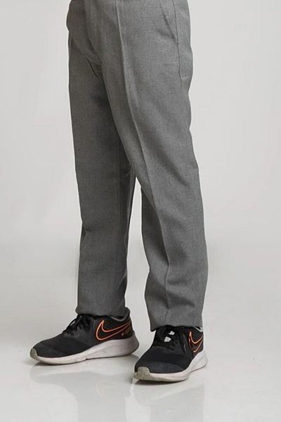 BayBayan Gray Lycra Children's Sweatpants - Comfortable School Pants