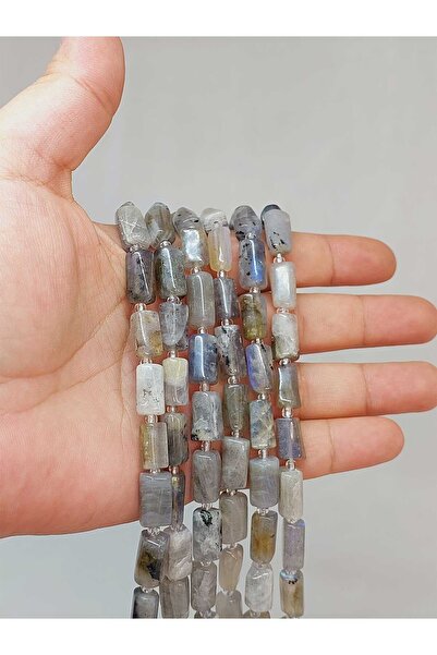 Yasamtohumu Браслет з лабрадориту, розмір 7x12 мм - півнитка (49926) (ДОВЖИНА...