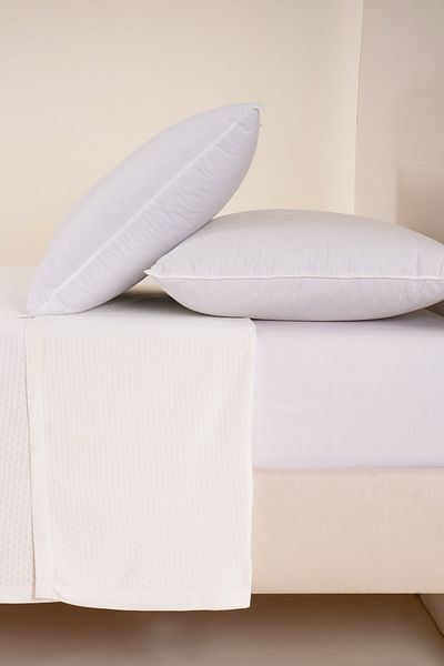 Penelope Mila Series - 100% Viscose Double Pique 220X240 cm Ecru