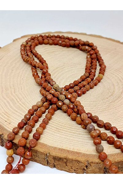 Yasamtohumu Jasper kamen fasetirani kroj komad 4mm narukvica dužine pola niza...