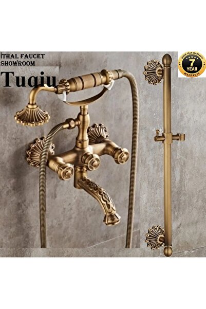 OEM Banyo Bataryası Duş Seti Antik Özel Yeni Model Duvar Askı Aparatlı 7 Yıl ...