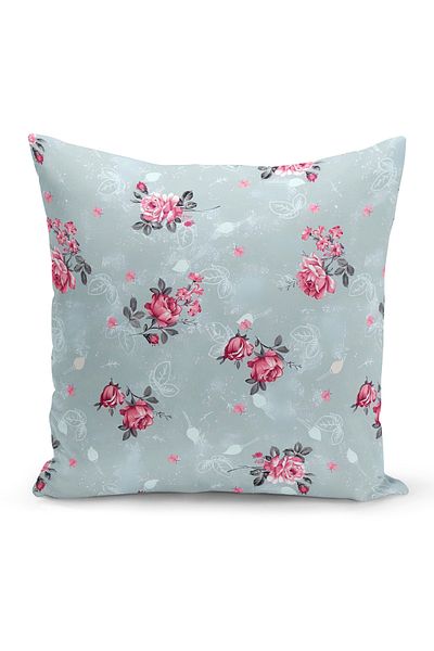 Filamente Double Sided Digital Printed 4-Piece Throw Pillow Cover Set - High Quality Washable Micropetek