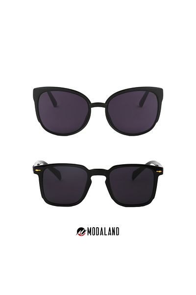 ModaLand Unisex 2-Piece Deal Set - Women's and Men's Sunglasses