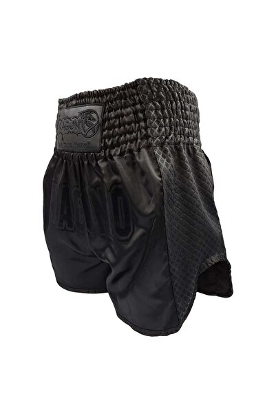 Dragondo MT3025 Black Night Muay Thai Şortu Siyah Antrenman Şortu