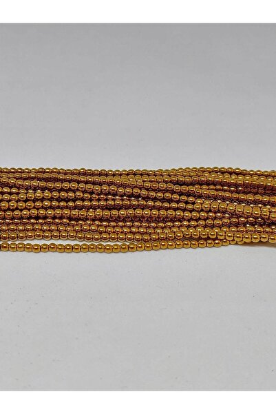 Yasamtohumu Brățară din piatră hematită - jumătate de șuviță 2 mm (35615) (LU...