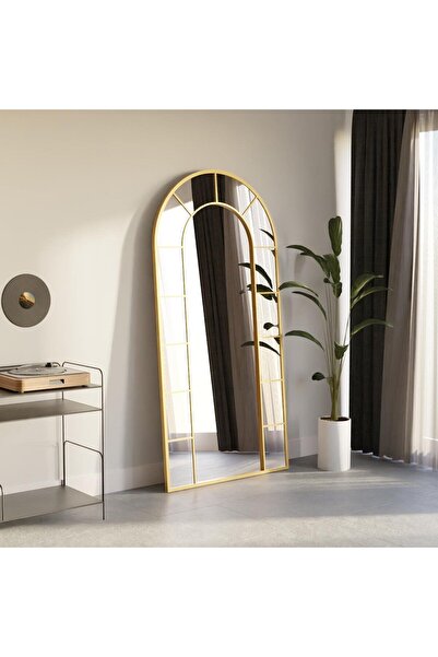 DEKOMODERN Puente Gold Dekoratif Ayna