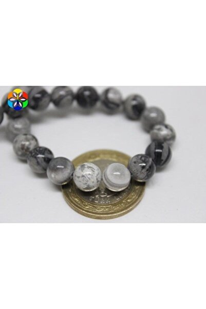 Yasamtohumu Bileklik Boy Jasper Taşı Yarım Dizi 8mm (9808) (18CM UZUNLUĞUNDADIR)