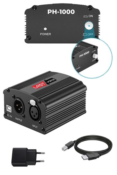 Lastvoice Home Paket Bm800 Mikrofon Set-01 Stand Phantom Power