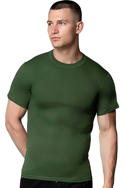 SEDEF YILDIZ Men's Combed Cotton Crew Neck Short Sleeve Undershirt