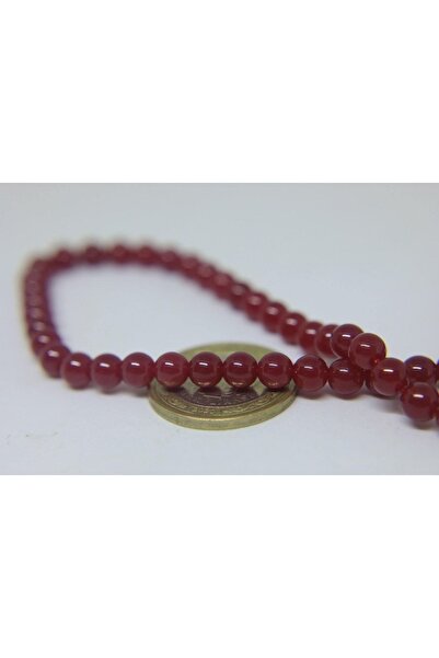 Yasamtohumu Bileklik Boy Yakut Taşı Yarım Dizi 6mm (18CM UZUNLUĞUNDADIR)