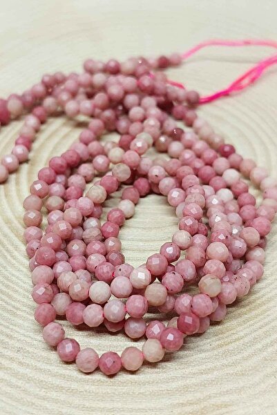 Yasamtohumu Rodokrozit Sa kamenim detaljima Dužina narukvice Pola niza 3mm - ...