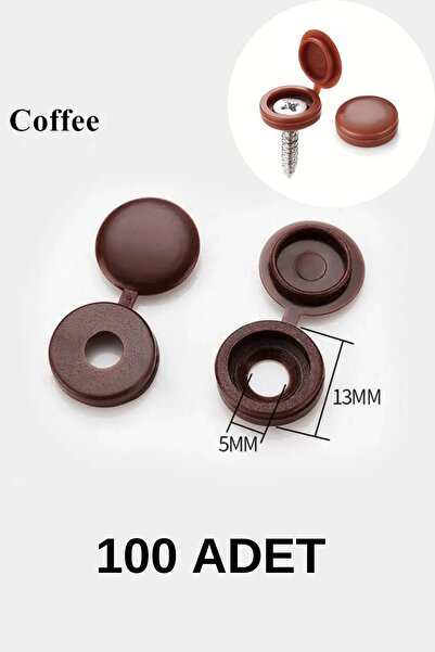 vipgross 100 Adet Plastik Vida Kapağı Vida Kapak Koruma Delik Tapası Plastik ...