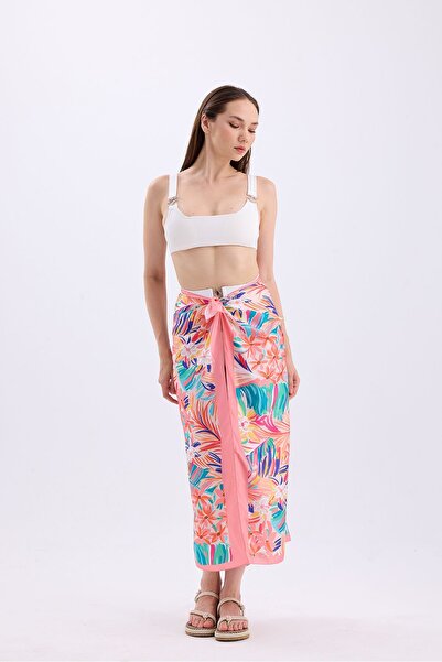 Paragon Shiny Soft Fabric - Hijab Pareo, Long Inner No-Show Beach Clothing (150CM * 95CM)