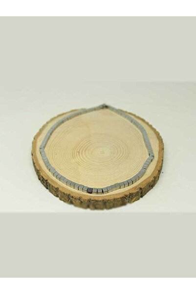 Yasamtohumu Narukvica od hematitnog kamena u obliku kocke 4 mm - pola niza (2...