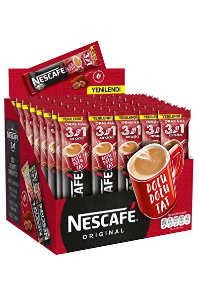 Nestle Nescafe 3'ü 1 Arada Kahve 72'li