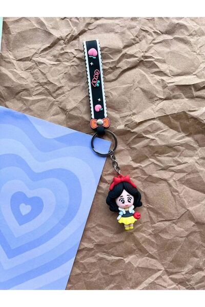 EyER Shoping سلسلة مفاتيح الأميرة السوداء - قطعة واحدة