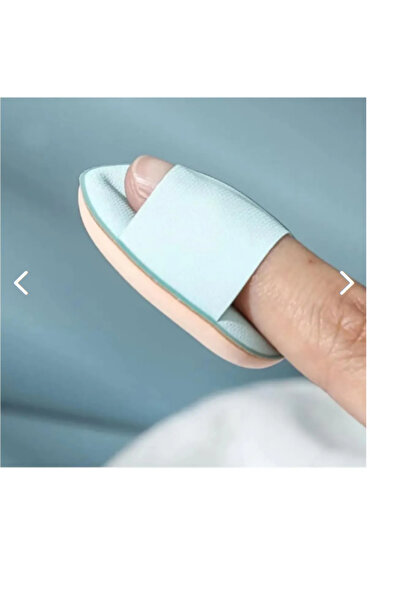 moc allure Parmak Makyaj Süngeri - Mini Puf Kapatıcı Pudra Süngeri 4 Adet