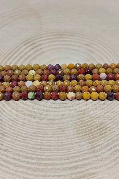 Yasamtohumu Браслет з напівсерією каменів яшми - 3 мм, довжина 17 см