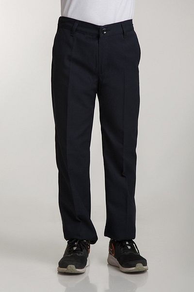 BayBayan Navy Blue Junior High School - Flexible and Lycra Ankle Length School Pants