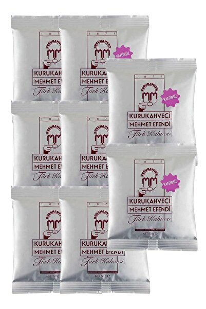 Mehmet Efendi قهوة تركية خالية من الكافيين 50 جرام عبوة فويل × 8 قطع869062742...