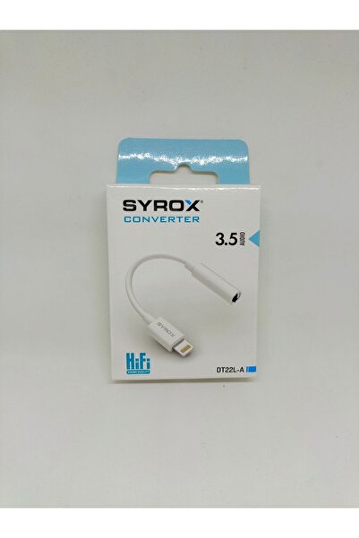 Syrox iPhone 7/8/Se 3.5mm Uyumlu Audio Dönüştürücü