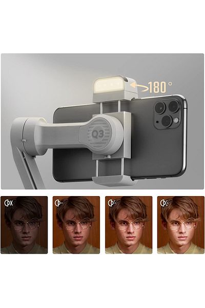 ZHIYUN Smooth-Q3 Gimbal Three-axis Gimbal, Professional Video stabilizer (Gray)