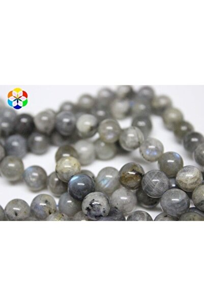 Yasamtohumu Narukvica od labradorita Sa kamenčićima - pola niti 7-8 mm, dužin...