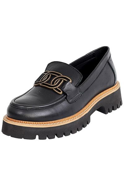 Mammamia D24Ya-3165 Women's Leather Loafer Shoes
