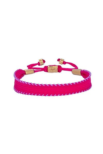 Juju Pink&purple Whimsy Thick Rope Bracelet