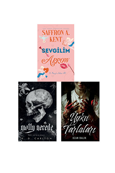 lapis kitap Sevgilim Arrow  & Molly Nerede & Uyku Tarlaları 3lü Set