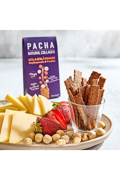 PACHA مقرمشات الكولاجين بالخروب والبندق