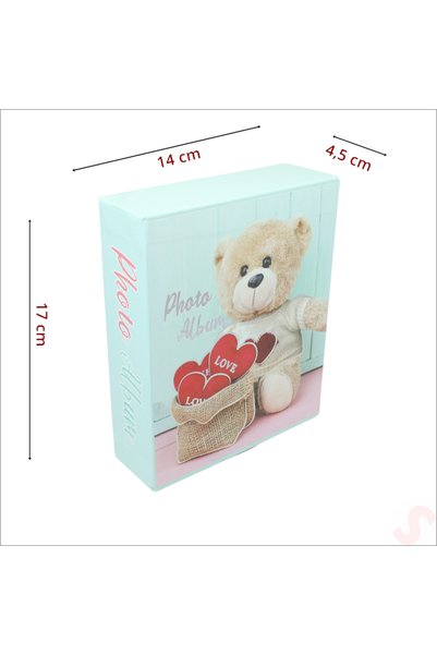 Süsle Baby Party Bebek Fotoğraf Albümü, Kutulu ve 40 Resimlik, Mavi