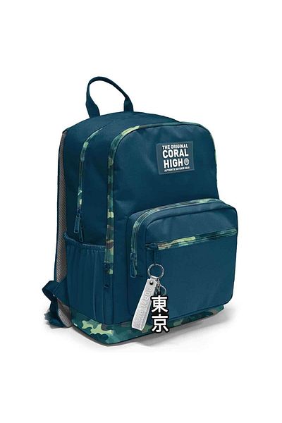 Coral High School Bag 23631 - Camouflage Patterned